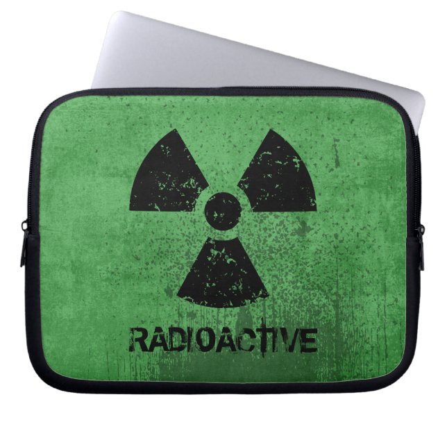 Select-A-Colour Radioactive Grunge Laptop Sleeve (Front)
