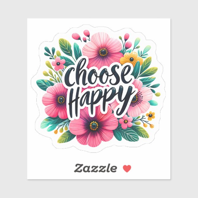 Select Joy: Bright Flowers & Bold Text (Sheet)