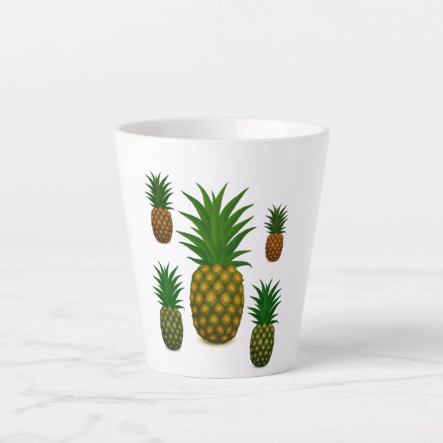 Sélection des ananas Latte Mug (Devant)