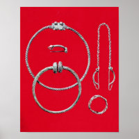 Selection jewellery, including brooch