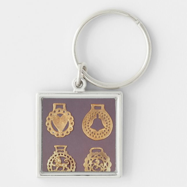 Selection of horse brasses keychain (Front)