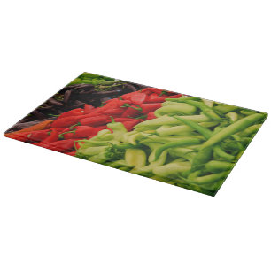 Selection Of Peppers Cutting Board