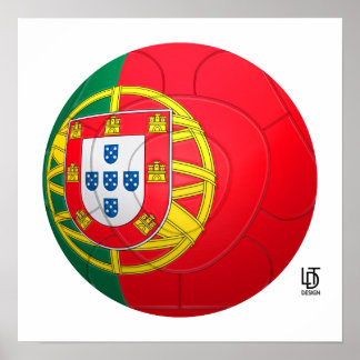 Selection of Quinas - Portugal Football Poster