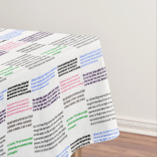 Selections from Romans 8 Tablecloth