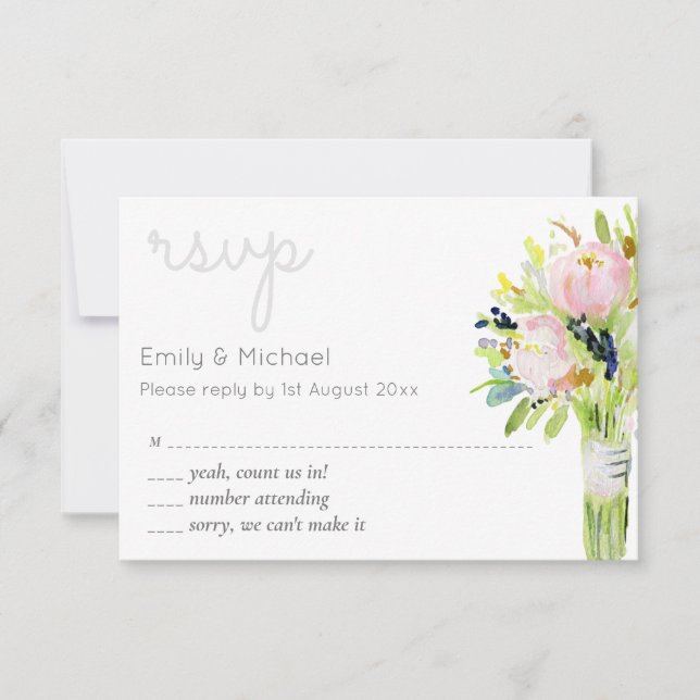 Sélections modernes et de menu florales illustrées (Devant)