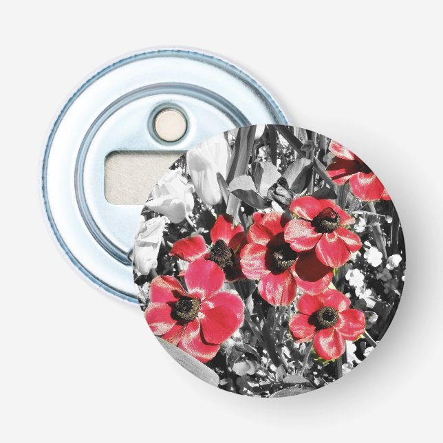 Selective Beauty - Anemone Blossoms Bottle Opener (Front)