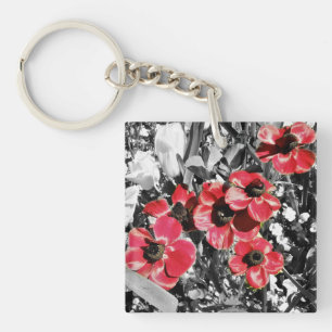 Selective Beauty - Anemone Blossoms Keychain