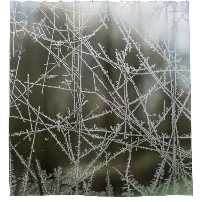 Selective focus of snowflakes (Front)