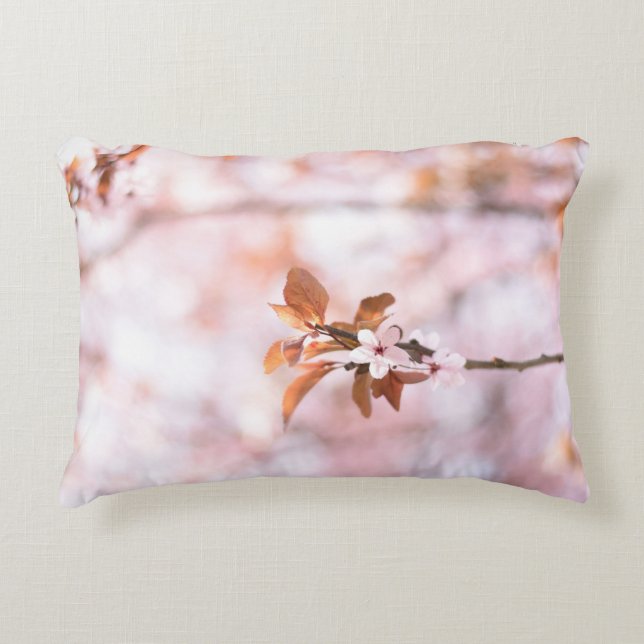 SELECTIVE FOCUS PHOTO OF BROWN LEAFED TREE ACCENT PILLOW (Front)