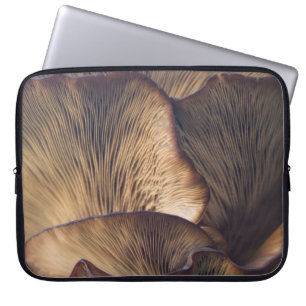 Selective focus photo of mushroom laptop sleeve