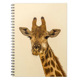 SELECTIVE FOCUS PHOTOGRAPHY OF GIRAFFE NOTEBOOK