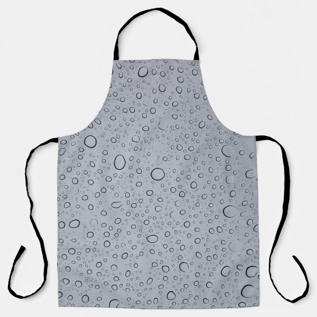 Selective focus photography of water droplets apron (Front)