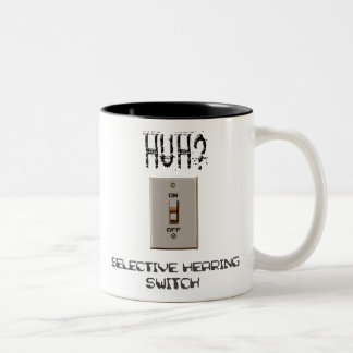 Selective Hearing Switch Two-Tone Coffee Mug