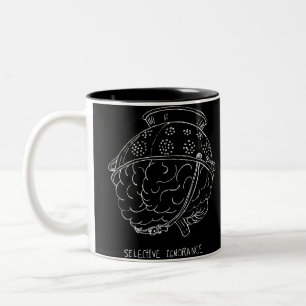 Selective Ignorance Two-Tone Coffee Mug