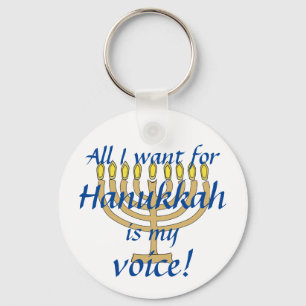Selective Mutism Hanukkah Keychain