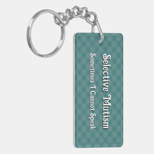 Selective Mutism Keychain (Front Left)