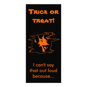 Selective Mutism Trick-or-Treat Rack Card