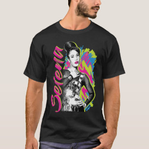 Selena Quintanilla Selena Colorful Retro T-Shirt