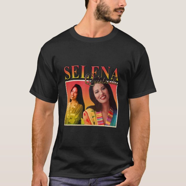 Selenas Quintanilla Retro tshirt (Front)