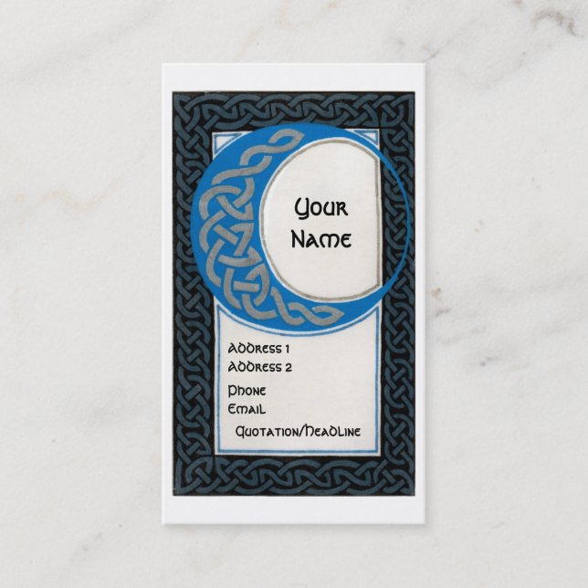 Selene business card (Front)
