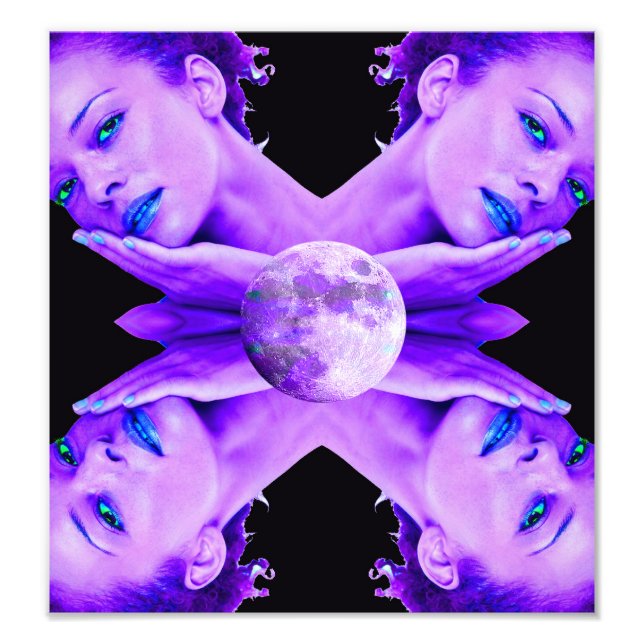 Selene Moon Goddess Photo Print (Front)