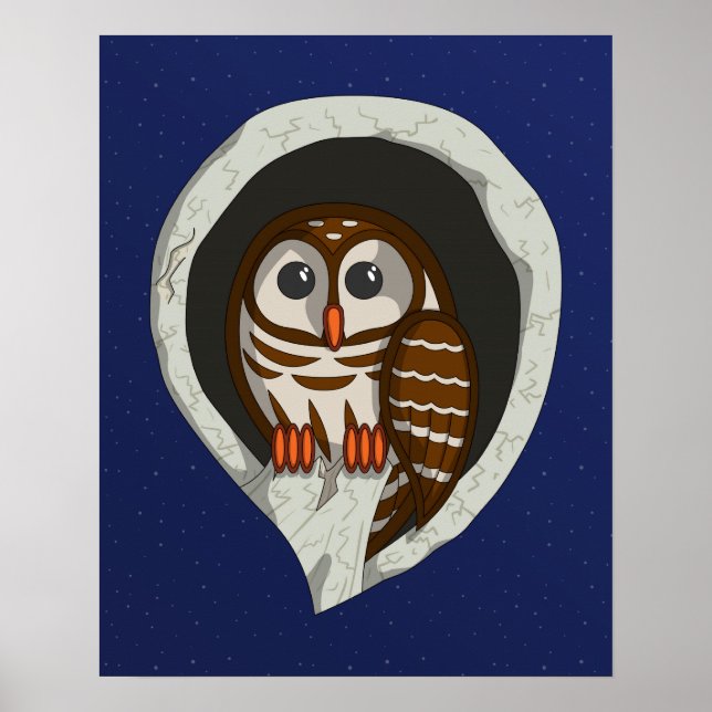 Selene the Owl Poster (Front)