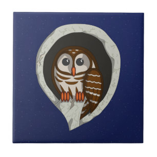 Selene the Owl Tile