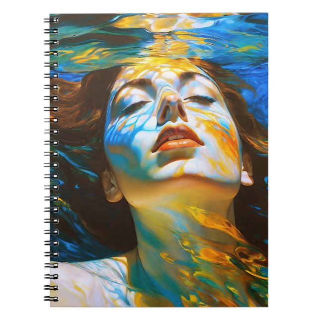 “Selene” - Women In Water Notebook (Front)