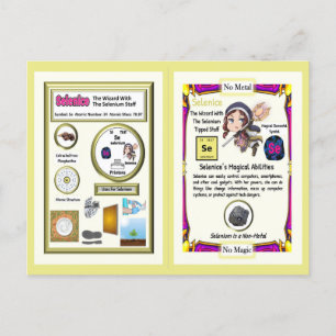 Selenice Wizard - Selenium Element Postcard