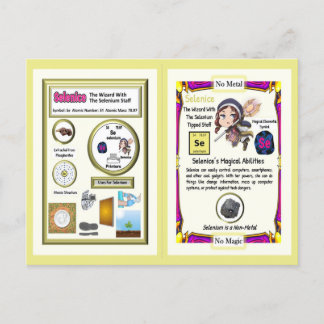 Selenice Wizard - Selenium Element Postcard