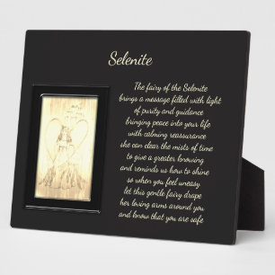 Selenite Crystal Fairy Plaque