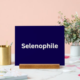 Selenophile Moon Lover Acrylic Sign