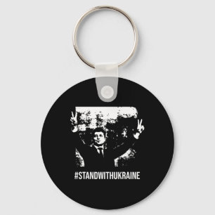 Selenskyj Stand With Ukraine Stop War Support Ukra Keychain