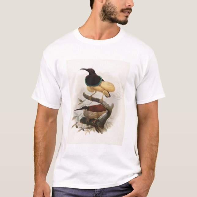 Seleucides alba - Twelve Wire Bird Of Paradise T-Shirt (Front)