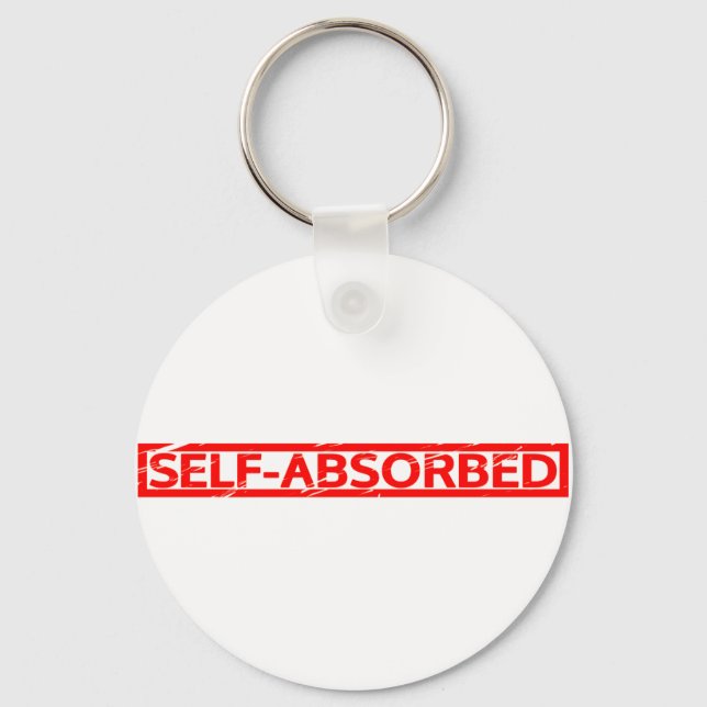 Self-absorbed Stamp Keychain (Front)
