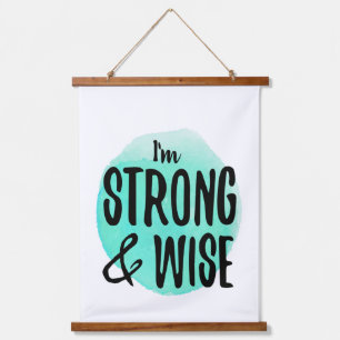 self acceptance inspirational affirmations  hanging tapestry