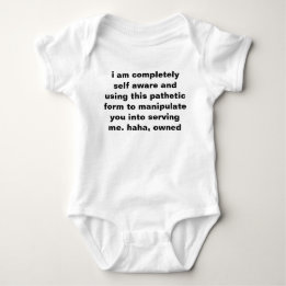 self aware baby baby bodysuit