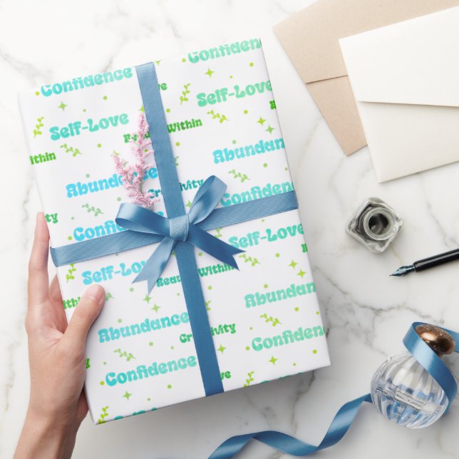 Self care and self love wrapping paper (Gifting)