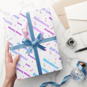 Self care and self love wrapping paper