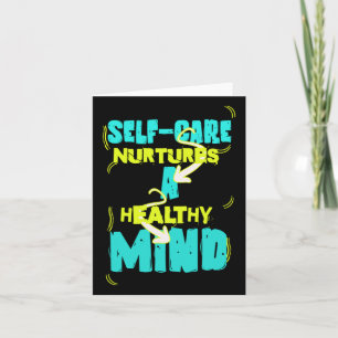 Self Care Healthy Mind Sticker Card