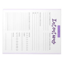 Self-Care Intentions Pad