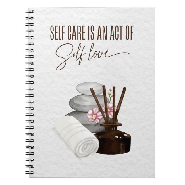 Self-care is an act of self-love notebook (Front)