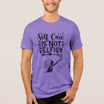 "Self Care is Not Selfish" Inspirational Graphic