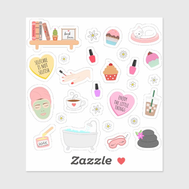 Self Care Me Time Cozy Chilling Bullet Journal  (Sheet)