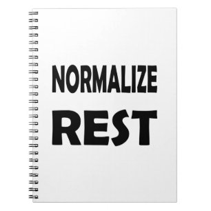 Self-Care & Mental Health – Time to Normalize Rest Notebook