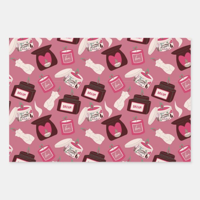 Self Care Wrapping Paper Sheet (Front)