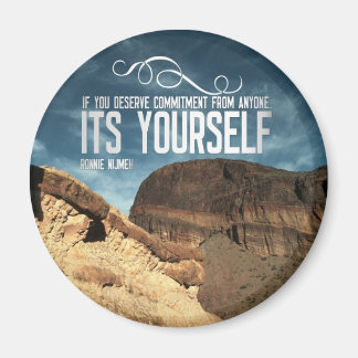 Self Commitment Inspirational Magnet