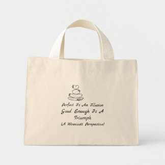 Self-Compassion Quote  Winnicott Self-Love Mini Tote Bag