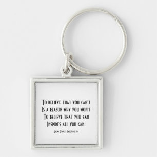 Self confidence keychain