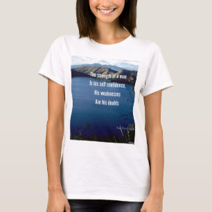 Self confidence-motivational quotation T-Shirt